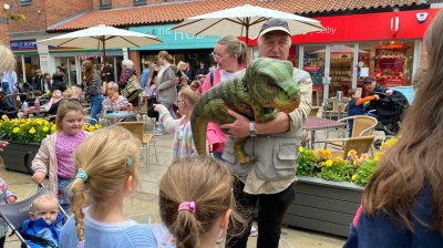 Meet Pete the T. Rex at Market Cross this Saturday